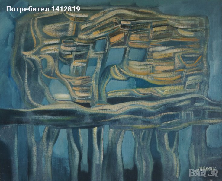 НИКОЛА МАНЕВ (1940-2018) картина, снимка 1