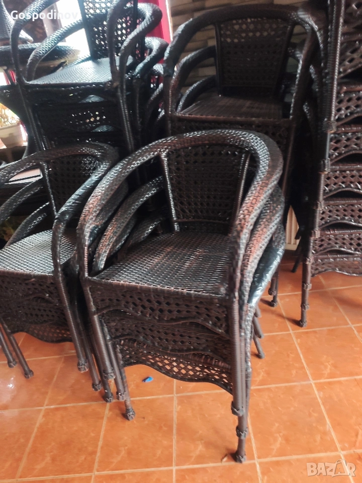 Столове за кафене , заведение иползвани, снимка 1