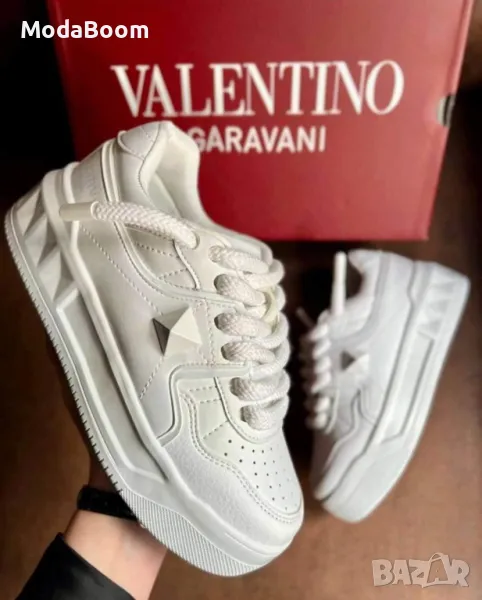 Valentino Бели Дамски Маратонки , снимка 1