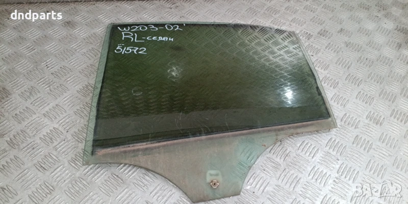 Стъкло врата Mercedes C-Class W203 2002г.(задно ляво)	, снимка 1