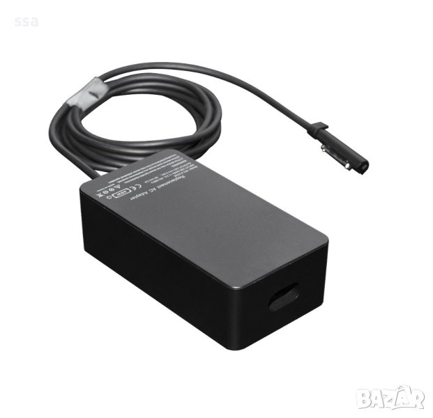 Зарядно за лаптоп Microsoft Surface -48W- 12V 3.6A + USB 5V1A заместител (52) - 24 месеца гаранция, снимка 1