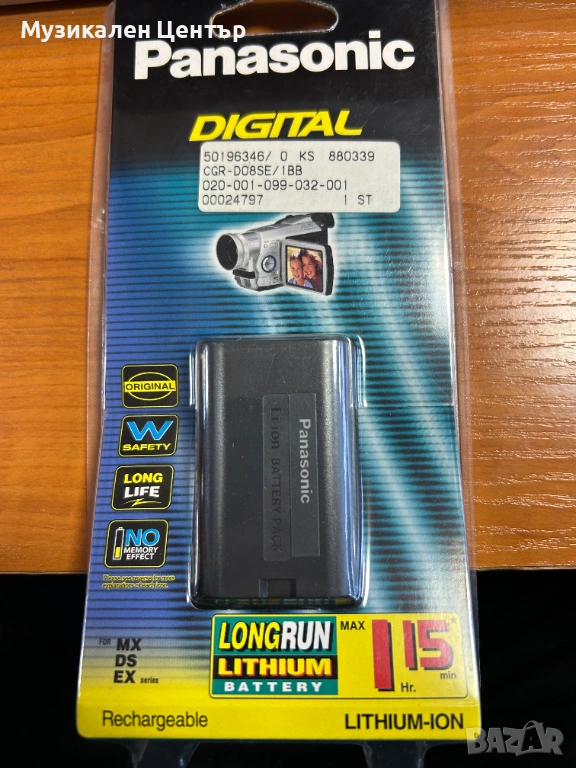 Батерия PANASONIC CGA-S002E/1B НОВО!!, снимка 1