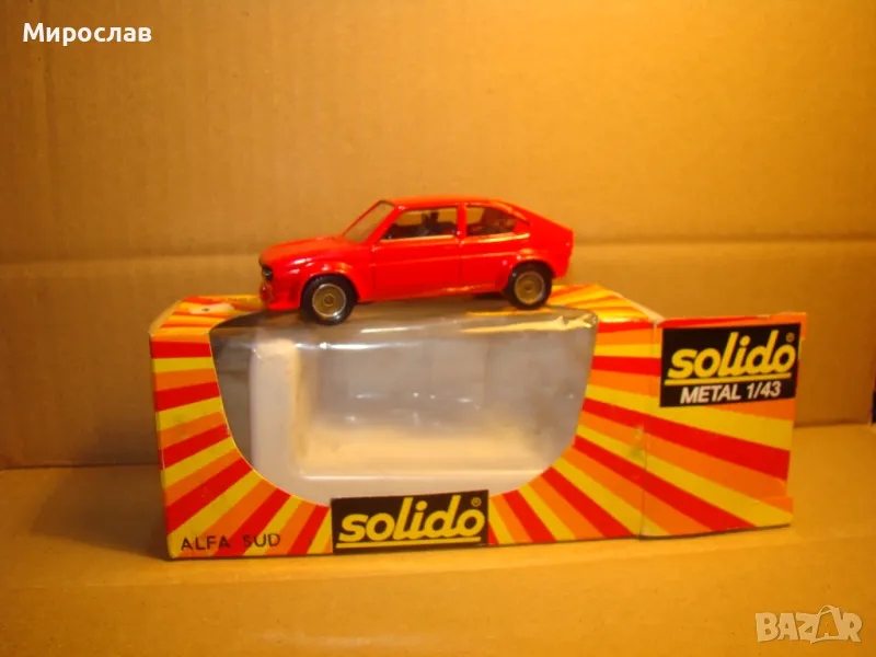 1:43 SOLIDO ALFA ROMEO МОДЕЛ КОЛИЧКА ИГРАЧКА, снимка 1