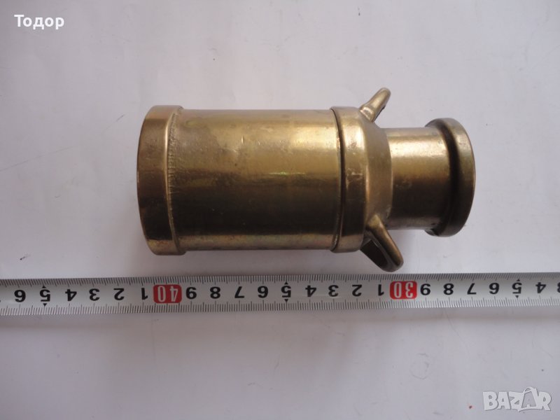 Старинен бронзов съд гюм , снимка 1