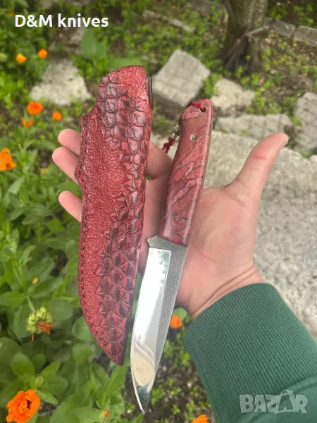 Ловен нож от стомана N690, снимка 1