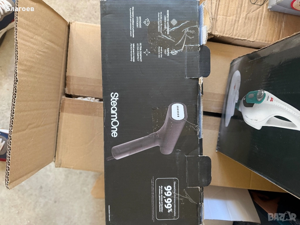 Вертикална ютия SteamOne Simon XL 1800W, 28 г/120мл,35секунди, снимка 1