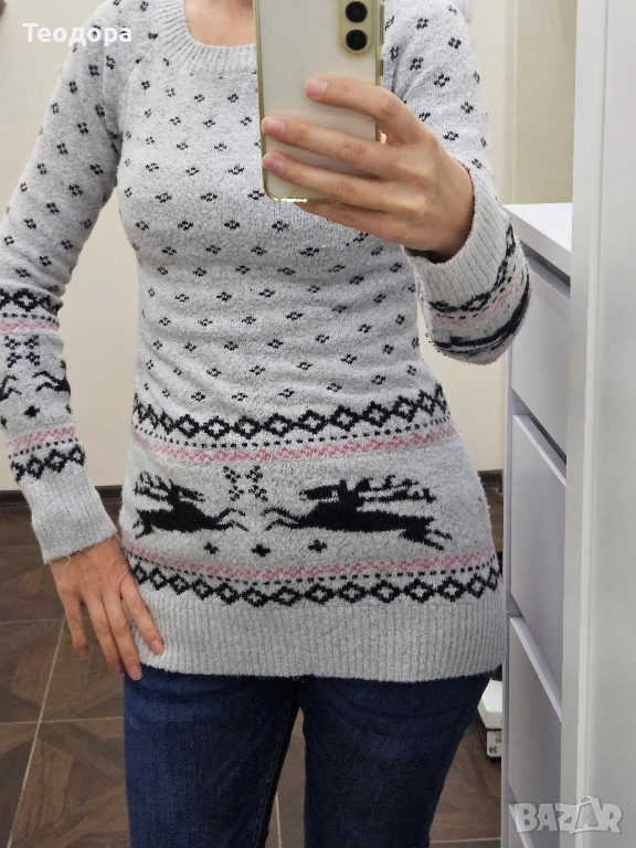 Блузон с коледни мотиви , снимка 1