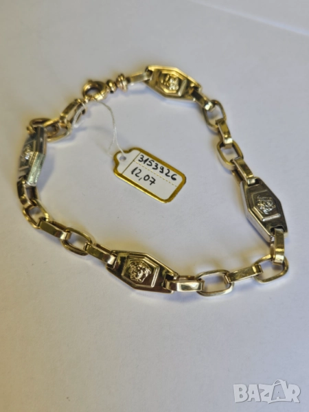 Мъжка златна гривна 585/14к 12.07гр, снимка 1