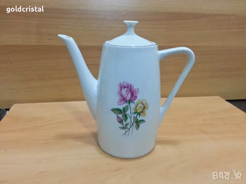 стар български порцелан чайник , снимка 1