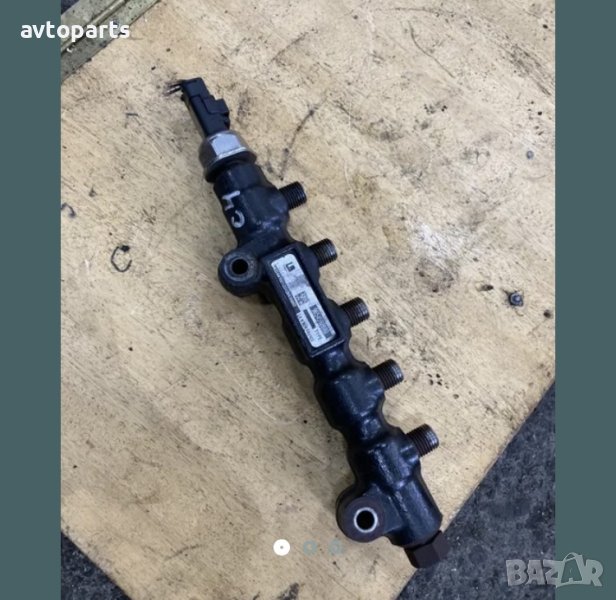 Citroen C4 2005година 1.6hdi 109ks Горивна рейка с датчик, снимка 1