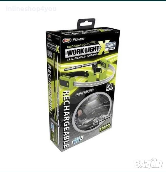 UNDERHOOD Работна лед лента-лампа за капака на автомобил 50 LED, снимка 1