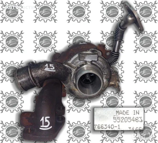 Турбина/Турбо - Fiat/Opel/SAAB - 1.9 D -  (2004 г.+) - GARRETT, снимка 1