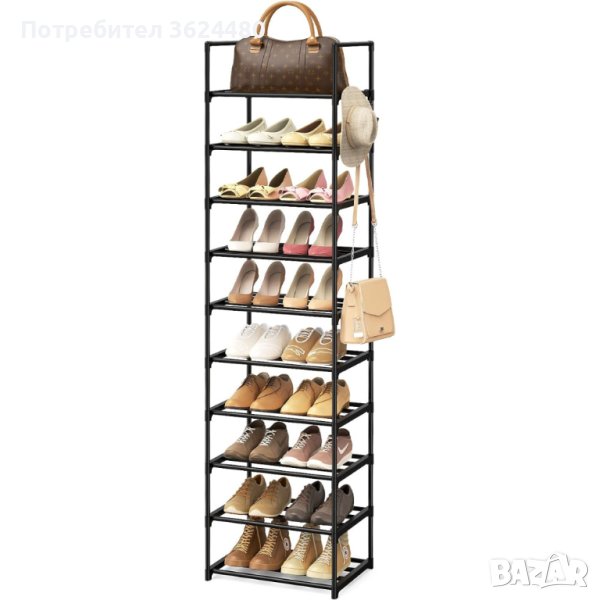 Стелаж за обувки с 10 рафта 4063, снимка 1