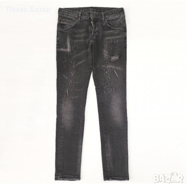 Dsquared 2 Cool Slim LYC Сиви Еластични Дънки Петна от Боя 46 (S) 31х31, снимка 1