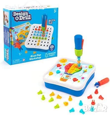 Нова STEM играчка 54 части отвертка работилница деца 3+ подарък , снимка 1