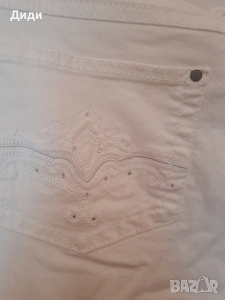 Бял дънков панталон , снимка 1