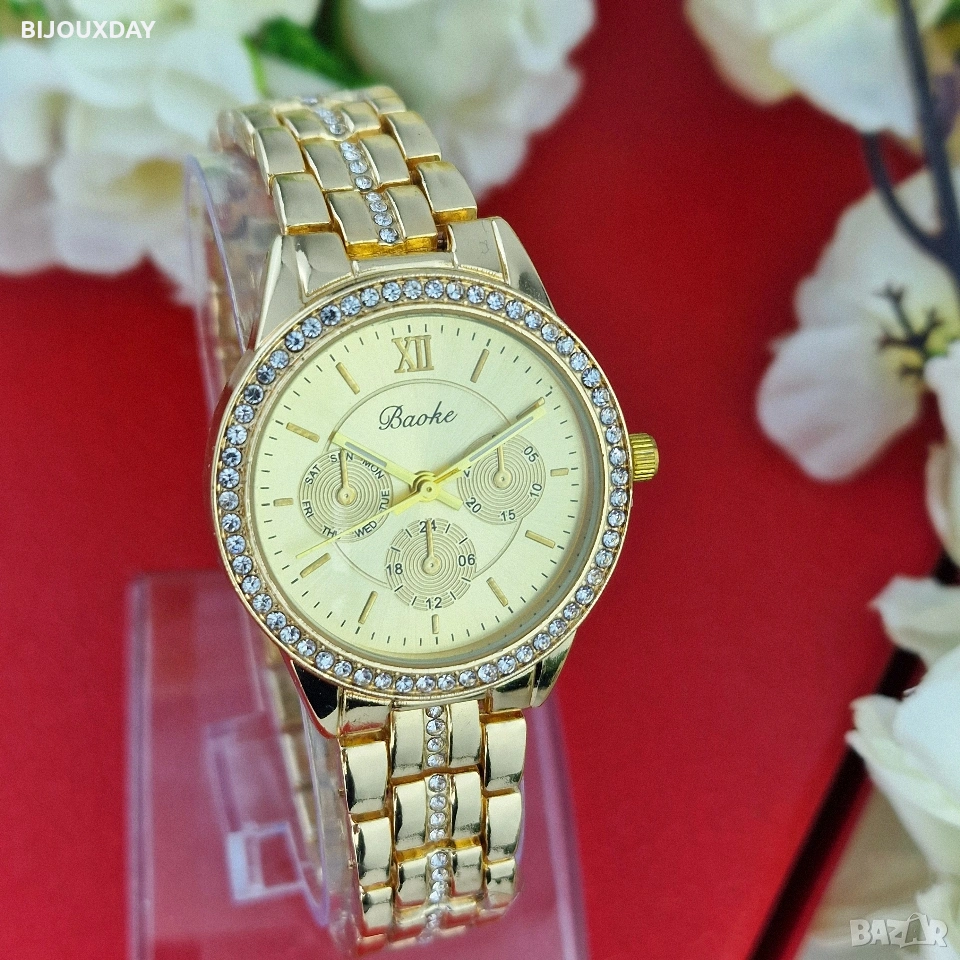 водоустойчив дамски часовник от медицинска стомана, снимка 1