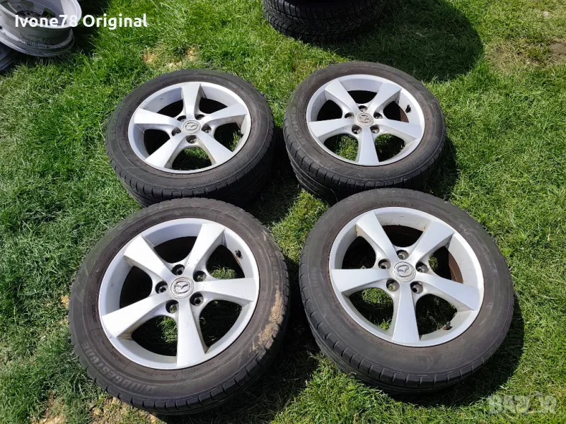 ПРОМОЦИЯ Алуминиеви Джанти за MAZDA 3 5X114.3 16 цола.Отлично състояние., снимка 1