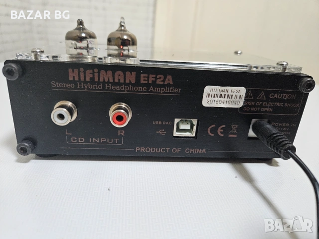 ★ █▬█ █ ▀█▀ ★HiFiMAN EF2A – лампов DAC и усилвател за слушалки., снимка 2 - Слушалки и портативни колонки - 53129866