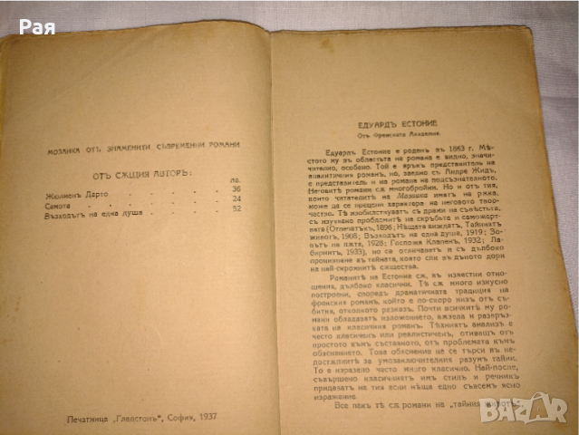 Лабиринт Едуард Естоние 1937 г , снимка 4 - Художествена литература - 36445313