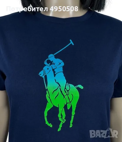 Тениска „Polo Ralph Lauren Big Logo“ от памук, размер M, снимка 3 - Тениски - 56091544