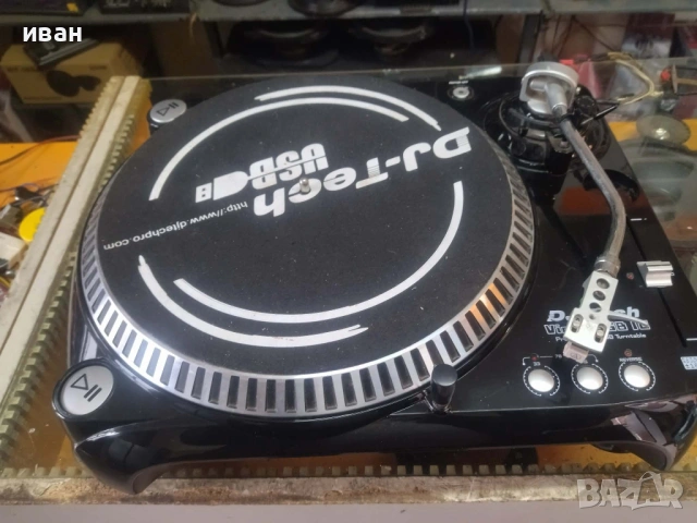 dj-tech vinyl usb 10, снимка 3 - Грамофони - 53386473
