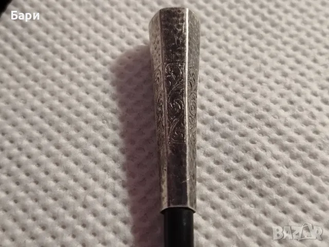 Старо дамско сребърно цигаре, снимка 16 - Антикварни и старинни предмети - 50263688