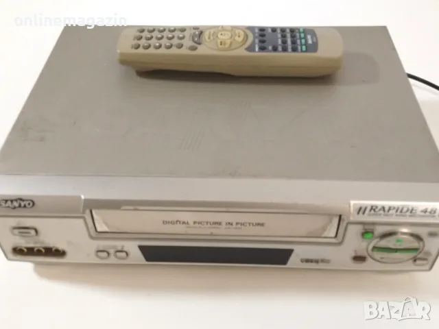 Видеорекордер SANYO H900E  VHS  С ДИСТАНЦИОННО, снимка 12 - Плейъри, домашно кино, прожектори - 56300788
