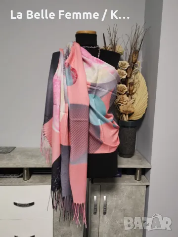 Дамски шалове от кашмир, снимка 3 - Шалове - 48300356