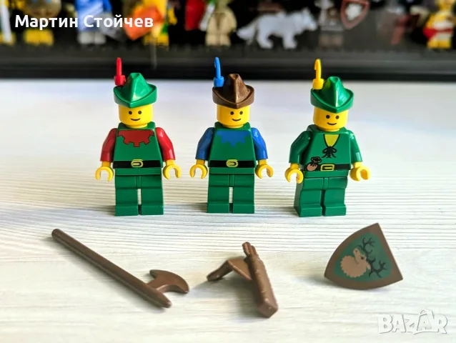  3  броя Lego Castle Forestmen минифигурки