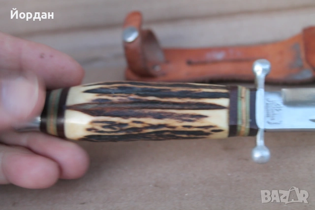 Немска ловна кама ''Hubertus Solingen'', снимка 9 - Ножове - 53711126