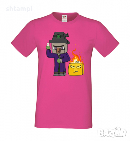 Мъжка тениска майнкрафт Minecraft Witch,Minecraft,Игра,Забавление,подарък,Изненада,Рожден Ден., снимка 13 - Тениски - 36496780
