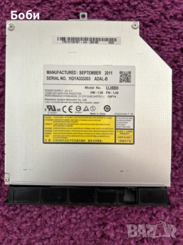 Panasonic DVD±RW Drive UJ8B0 SATA Original, снимка 2 - Други - 53164442