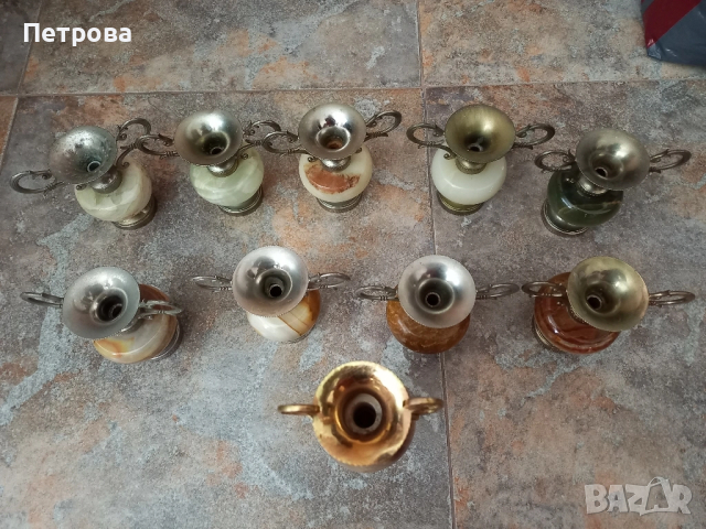 Десет броя фигури от оникс, снимка 6 - Статуетки - 52003989