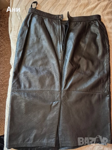 Дамски кожени поли естествена кожа, снимка 5 - Поли - 53705947