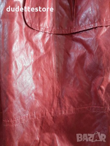 Изключително красив шлифер манто червен бордо, снимка 4 - Палта, манта - 34069540