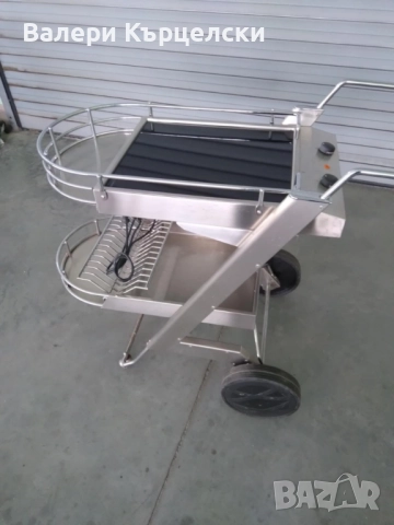 Електрическа грил скара барбекю плоча, снимка 2 - Скари - 52821861