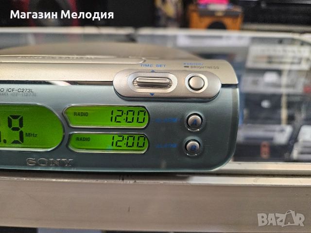 Радио с часовник и будилник SONY ICF-C273L, снимка 5 - Радиокасетофони, транзистори - 50783810