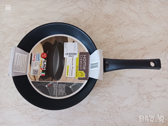 Нов алуминиев тиган Ø28 см, снимка 2 - Съдове за готвене - 51794972