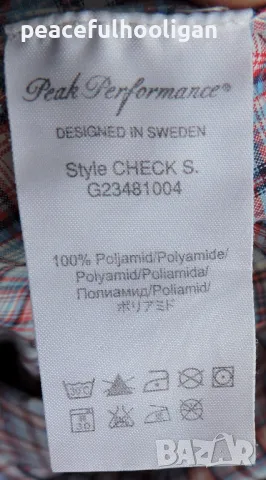 Peak Performance Outdoor short sleeve shirt - мъжка карирана риза размер XL, снимка 13 - Ризи - 48926367