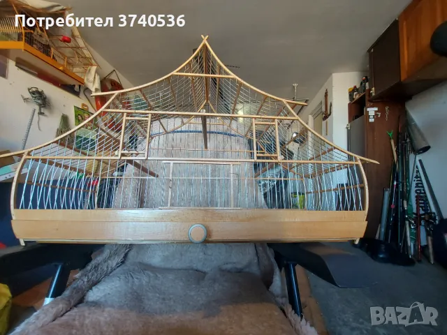 Волиера, кафез, клетка за птици във формата на пагода. , снимка 2 - За птици - 47769271