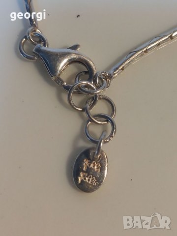 Сребърно колие Folli follie, снимка 3 - Колиета, медальони, синджири - 39207189