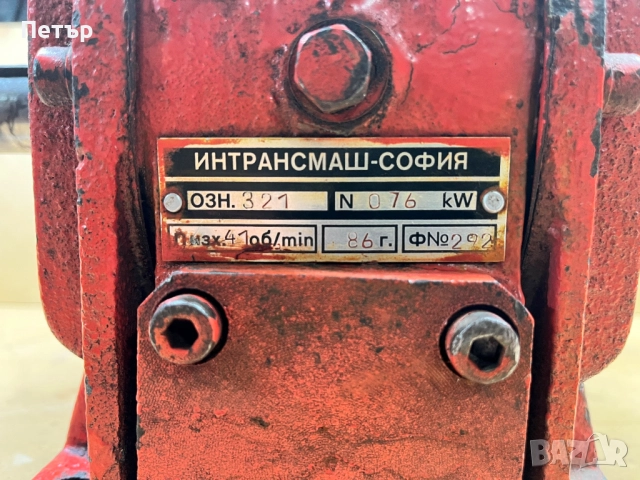 Мотор редуктор червячен 0,75 kW / 41 об./мин., снимка 3 - Подемници - 51639156