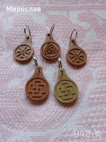 Дървени ключодържатели-2лв/бр.