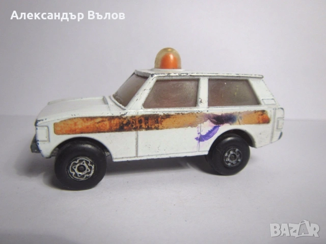 Стара метална количка Мачбокс Police Patrol Range Rover Matchbox 