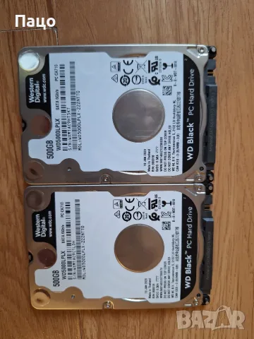 500GB WD Black  2 броя, снимка 14 - Лаптоп аксесоари - 56053087