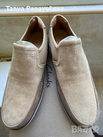 Нови мъжки обувки Clarks , снимка 1 - Ежедневни обувки - 41503149