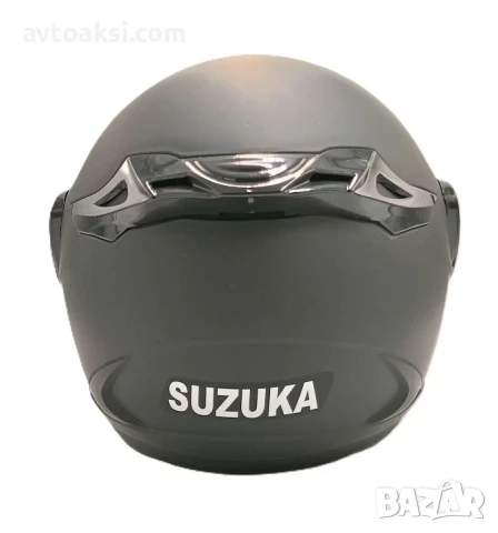 Каска за Мотор/Скутер/АТВ Черна Мат SUZUKA-555, снимка 5 - Аксесоари и консумативи - 50590321