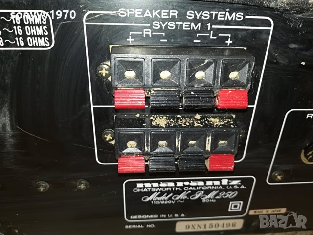 marantz pm250 amplifier-usa-за части 2008211113, снимка 17 - Ресийвъри, усилватели, смесителни пултове - 33868810