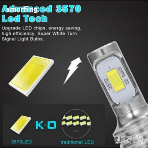 LED крушки за фар H4, снимка 3 - Аксесоари и консумативи - 34667017